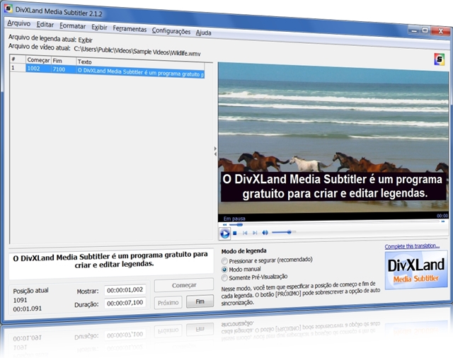 DivXLand Media Subtitler Portable