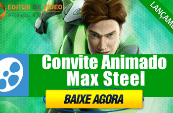 Convite Animado Max Steel